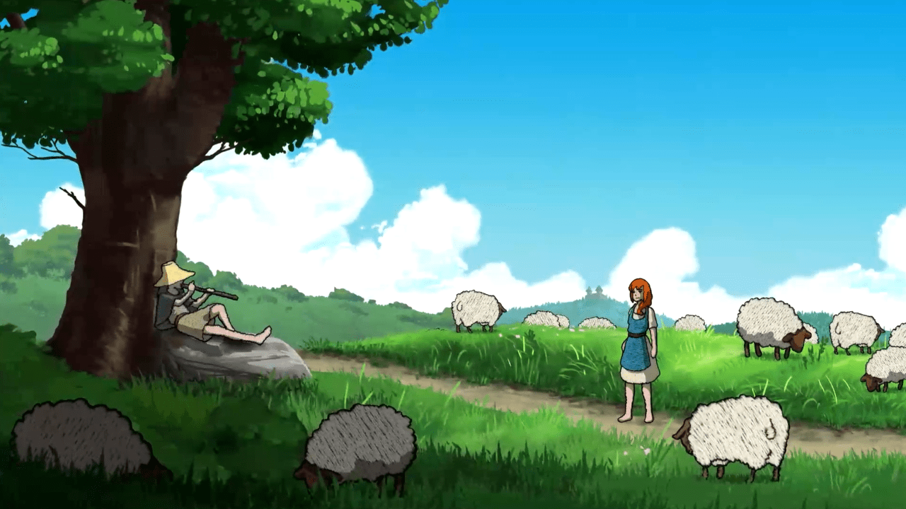 В платформере Scarlet Deer Inn будет полностью вышитый арт персонажей