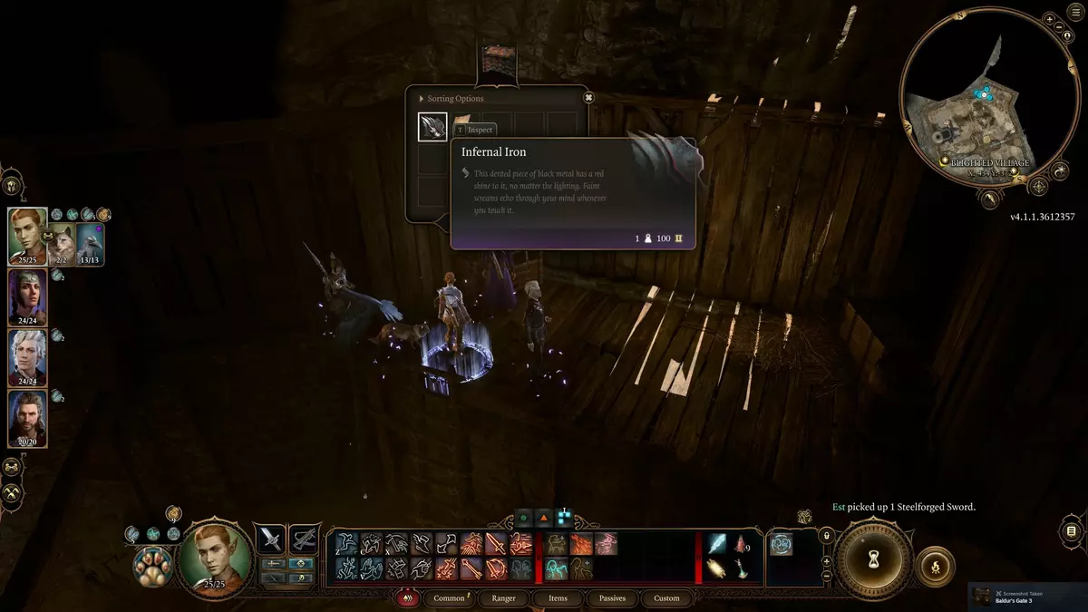 Местонахождение Адского Железа в Baldur's Gate 3 и способы его использования