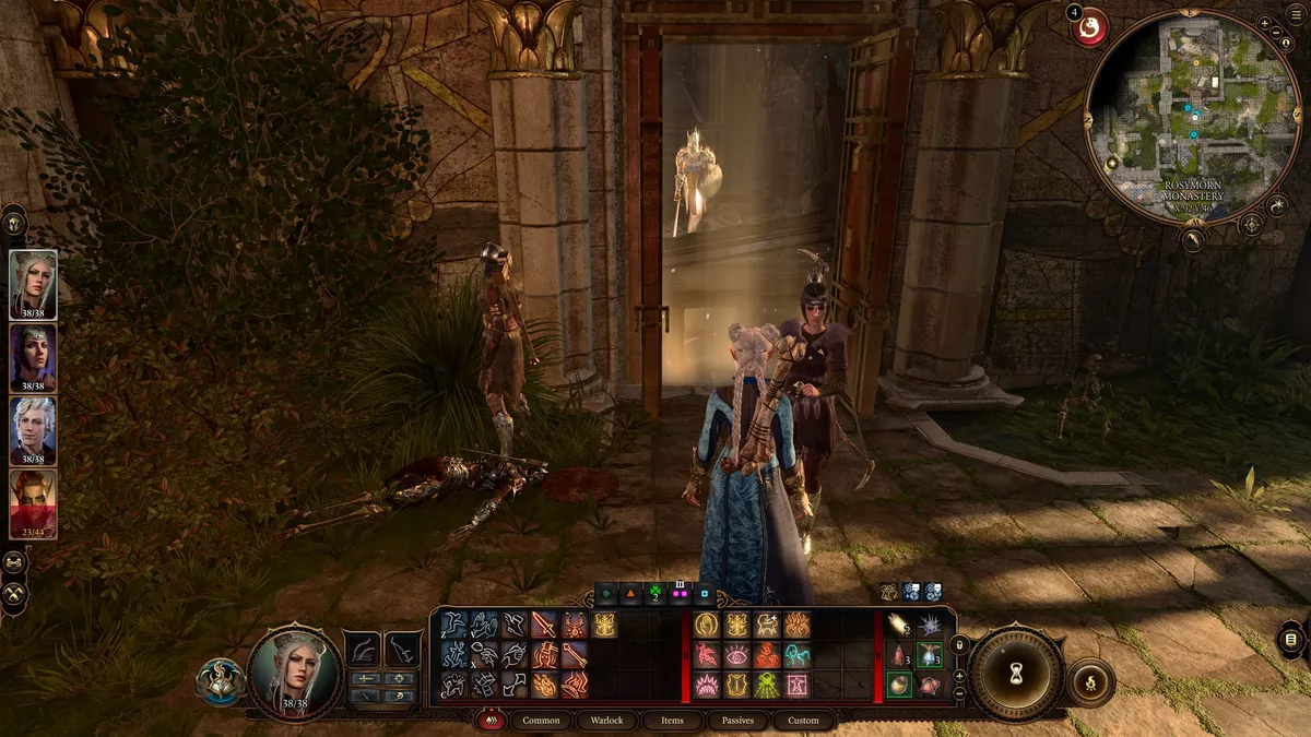Как решить головоломку "Монастырь Росиморн" в Baldur's Gate 3