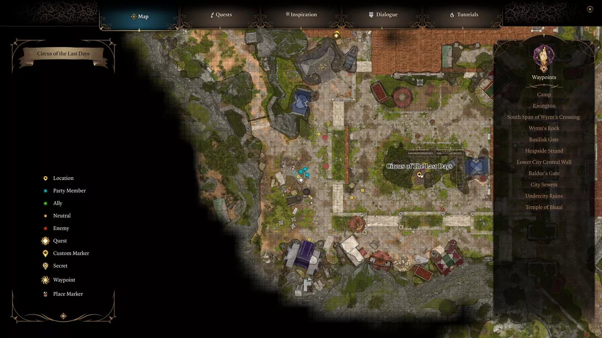 Где найти потерянные части клоуна Капли в Baldur's Gate 3