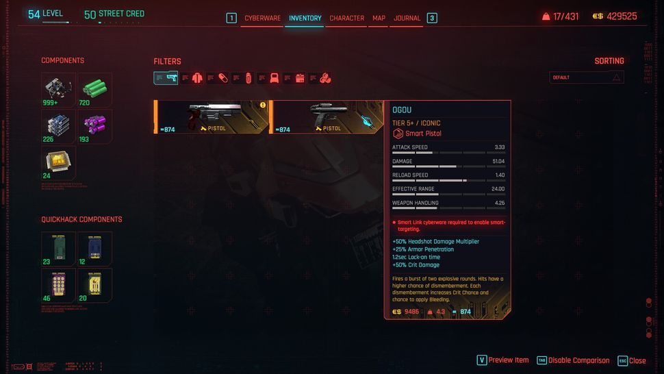 Cyberpunk 2077: Призрачная свобода - Места расположения иконографического оружия