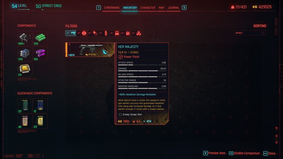 Cyberpunk 2077: Призрачная свобода - Места расположения иконографического оружия