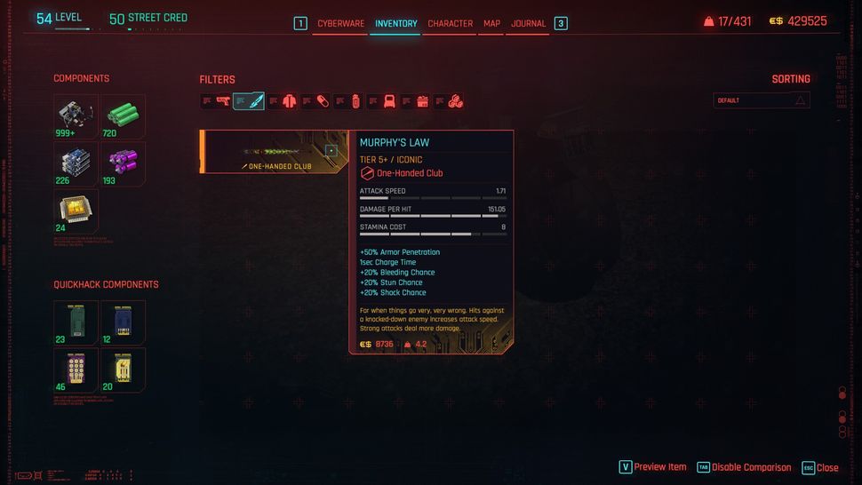 Cyberpunk 2077: Призрачная свобода - Места расположения иконографического оружия