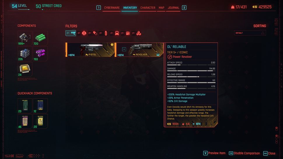 Cyberpunk 2077: Призрачная свобода - Места расположения иконографического оружия