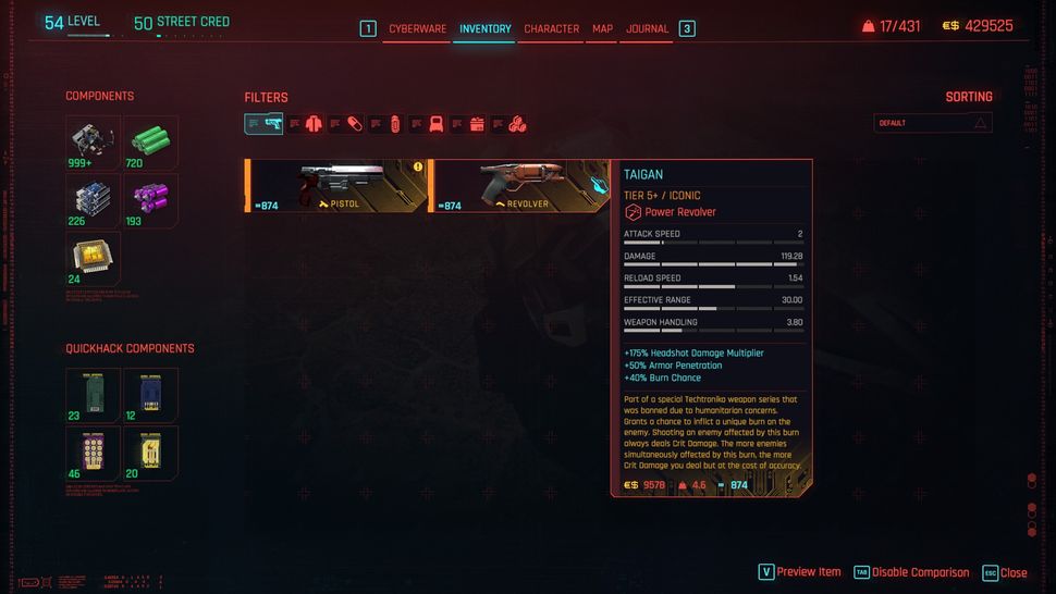 Cyberpunk 2077: Призрачная свобода - Места расположения иконографического оружия