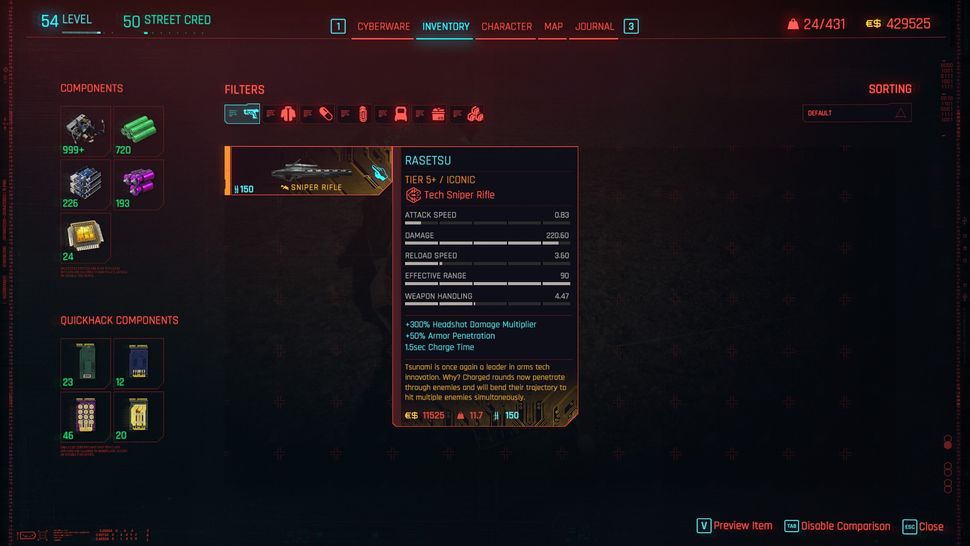 Cyberpunk 2077: Призрачная свобода - Места расположения иконографического оружия