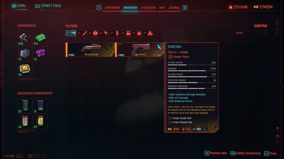 Cyberpunk 2077: Призрачная свобода - Места расположения иконографического оружия