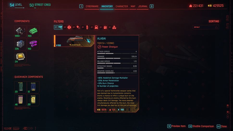 Cyberpunk 2077: Призрачная свобода - Места расположения иконографического оружия