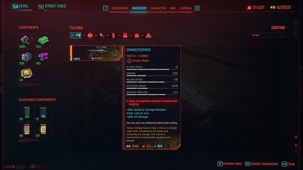 Cyberpunk 2077: Призрачная свобода - Места расположения иконографического оружия