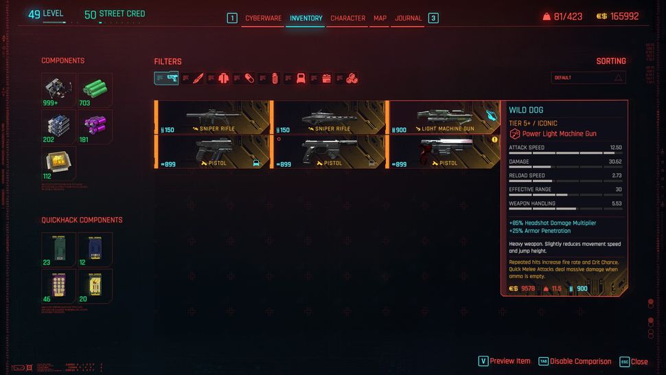 Cyberpunk 2077: Призрачная свобода - Места расположения иконографического оружия