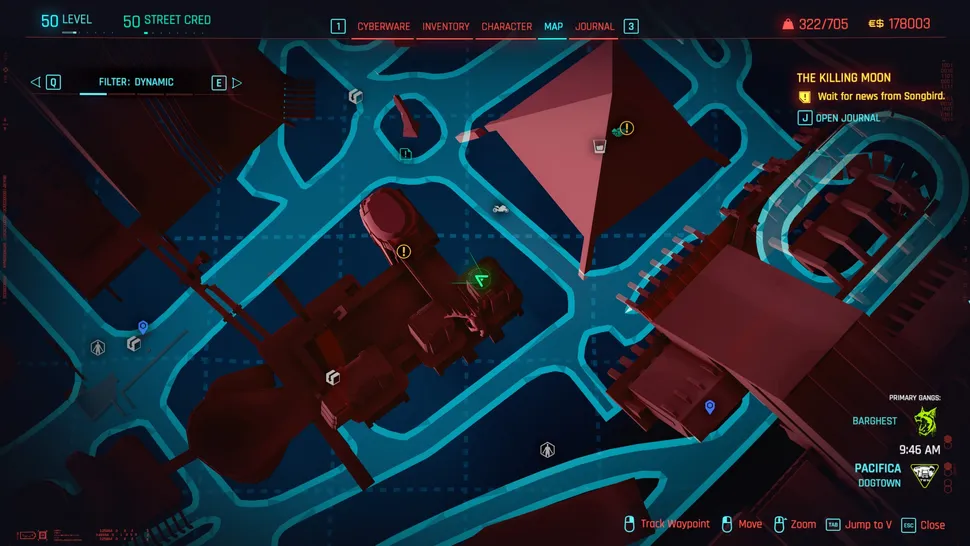 Cyberpunk 2077 Расположение терминала ограниченных данных: Как получить Relic Points