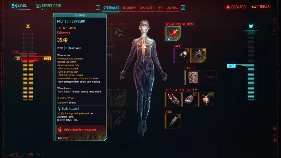 Cyberpunk 2077 Gorilla Arms: лучшие навыки, кибероружие и как их использовать