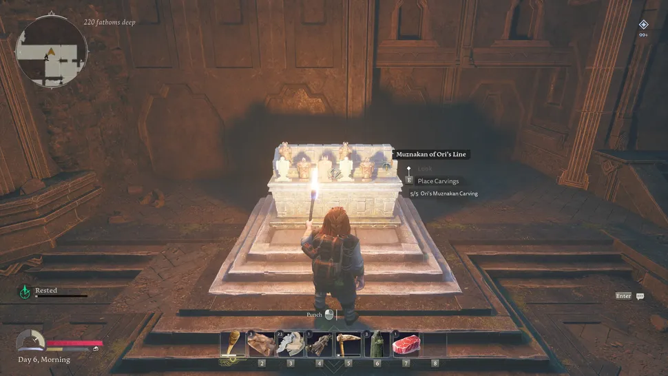 Как найти и использовать Музнаканские резьбы в Return to Moria