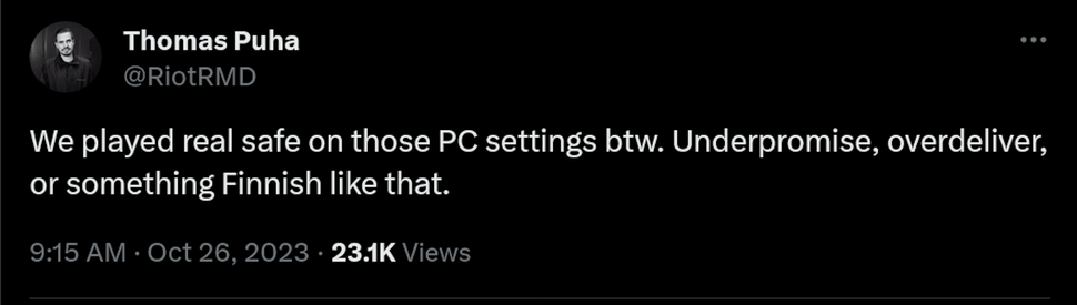 Компания Remedy успокаивает PC-геймеров, обеспокоенных системными требованиями Alan Wake 2: "Мы очень осторожно подошли к настройкам для ПК"