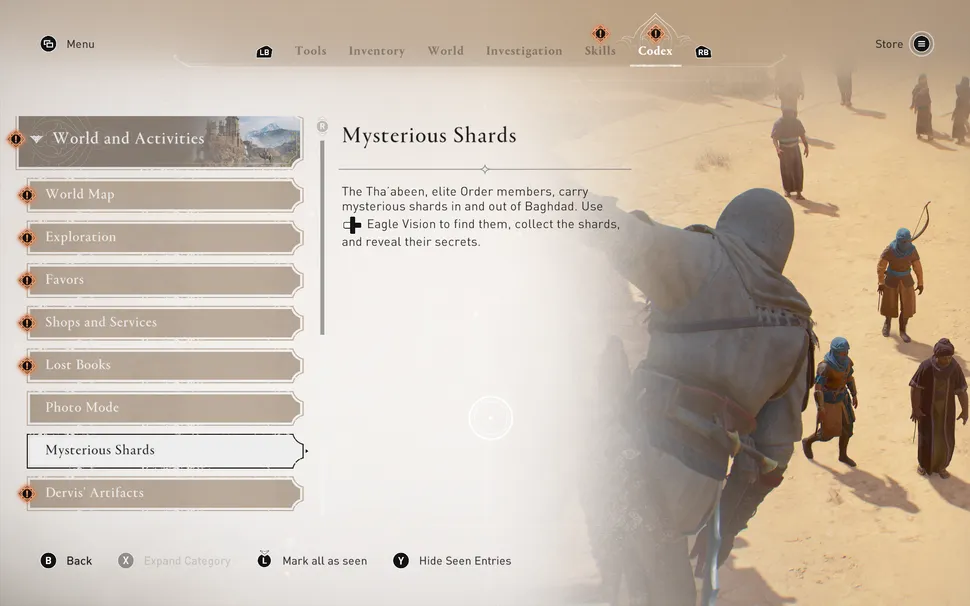 Где найти таинственные осколки и снаряжение Isu в Assassin's Creed Mirage