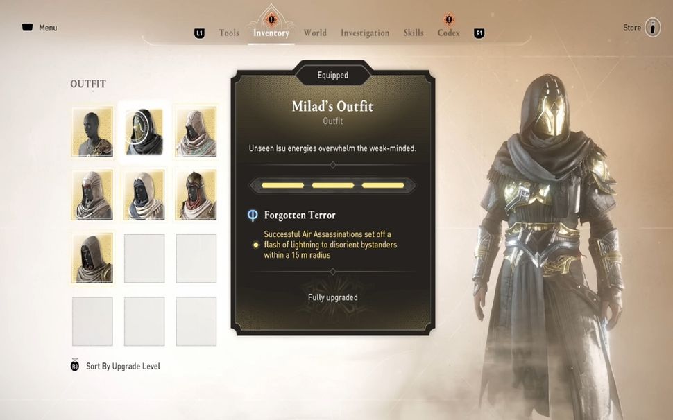 Где найти все наряды в Assassin's Creed Mirage