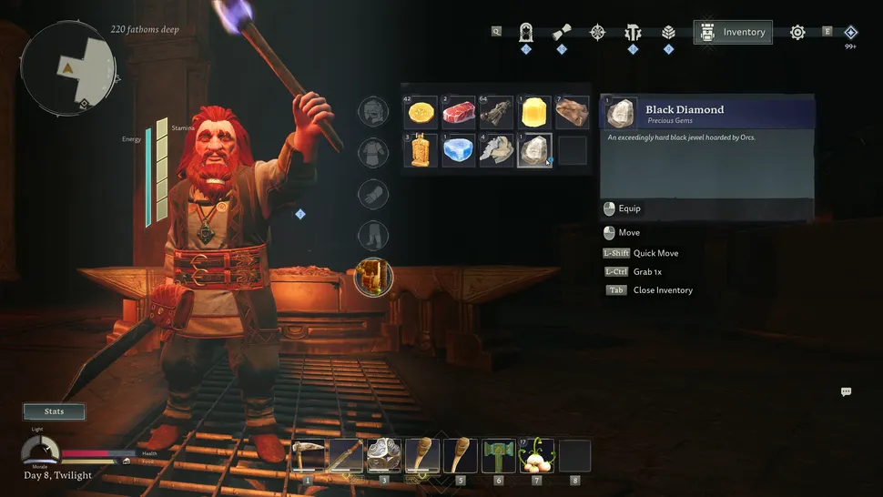 Как разблокировать быстрое перемещение в игре Return to Moria