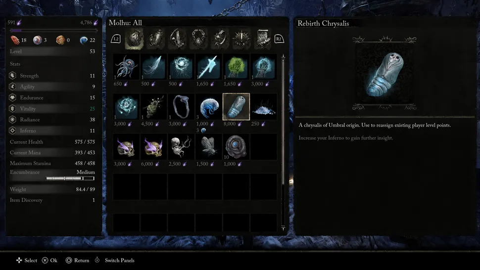 Как перестроиться в Lords of the Fallen