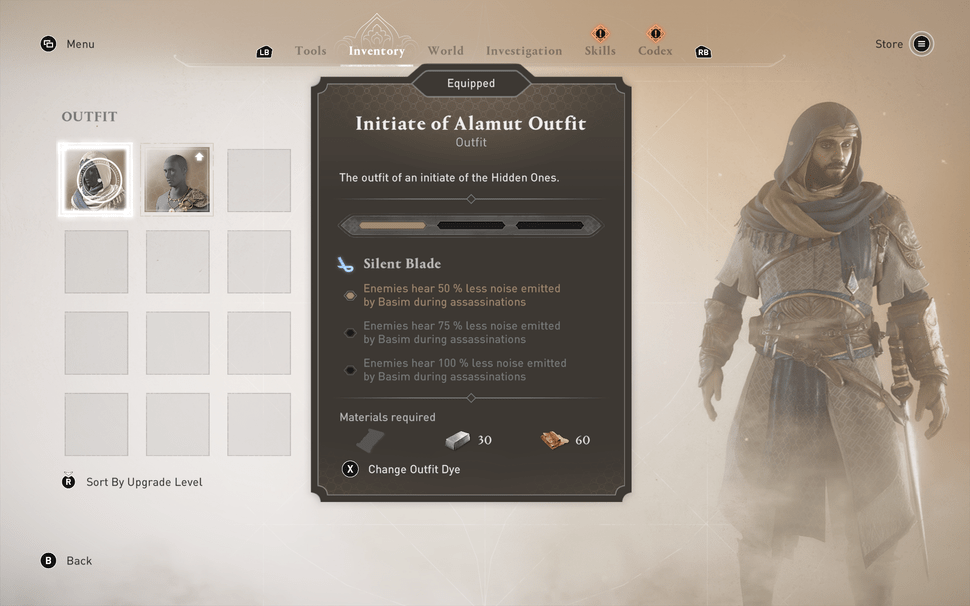 Где найти все наряды в Assassin's Creed Mirage