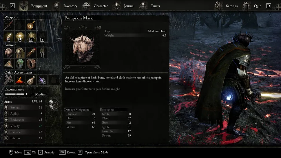 Все места расположения тыквенного парка Lords of the Fallen