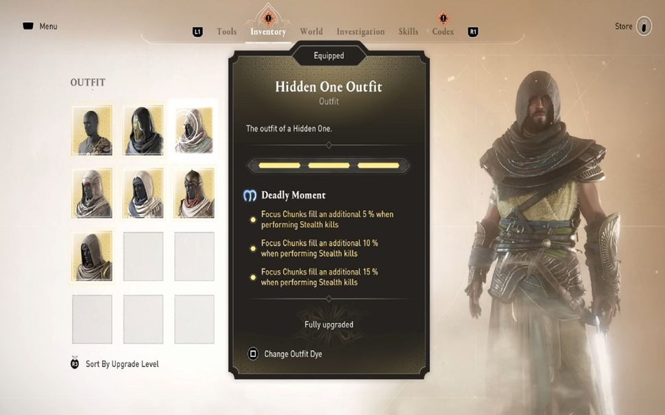 Где найти все наряды в Assassin's Creed Mirage