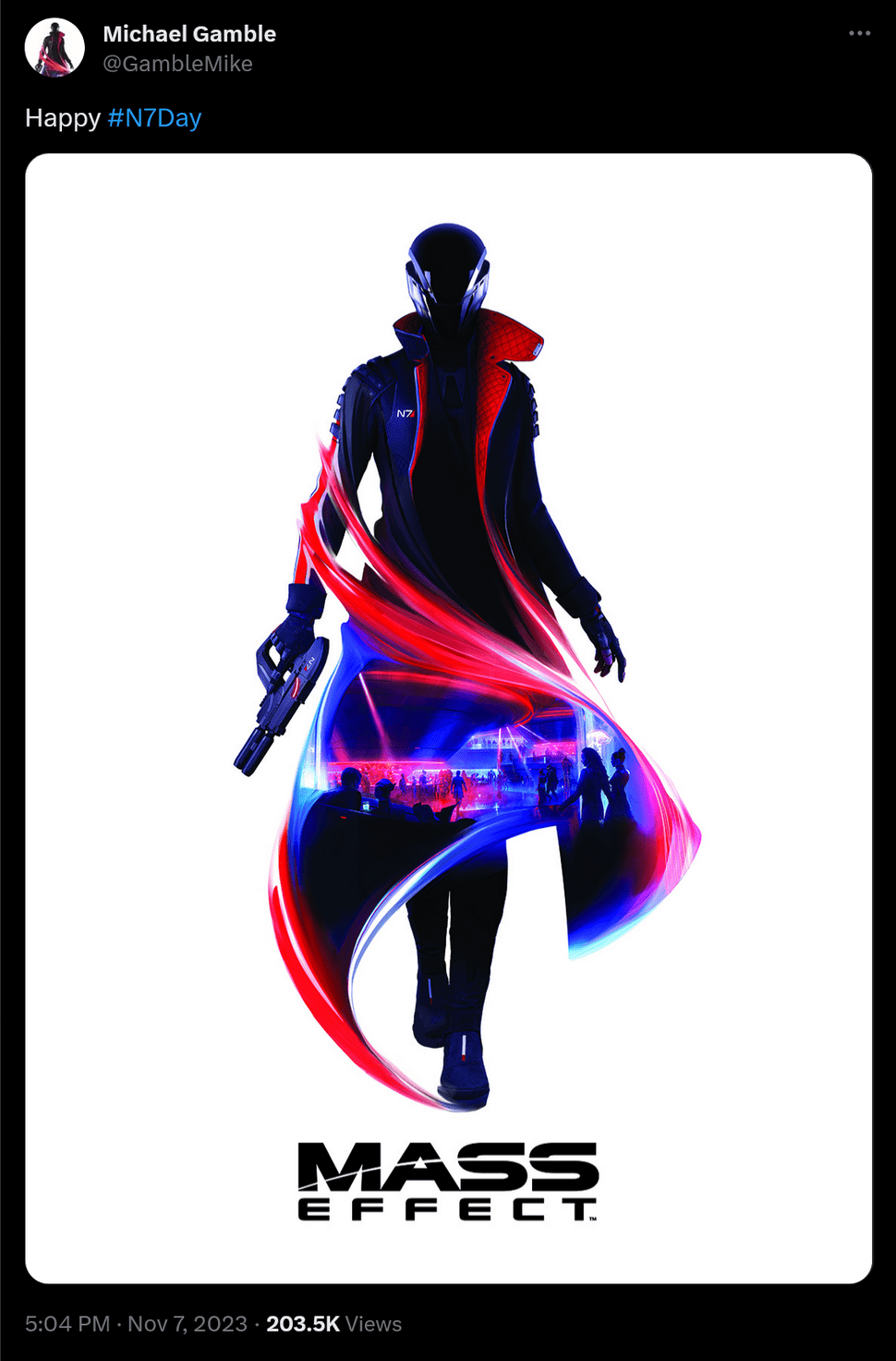 Компания BioWare анонсирует новый Mass Effect ко дню N7, и мне бы очень хотелось, чтобы они просто рассказали нам, что происходит