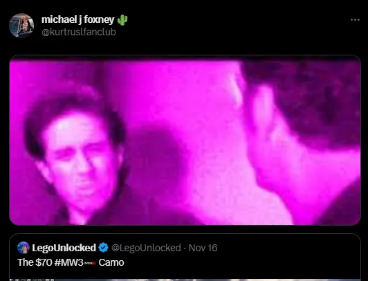 Всего за  вы сможете ослепить себя в режиме "зомби" MW3 с помощью этой аляповатой текстуры оружия из Garry's Mod.