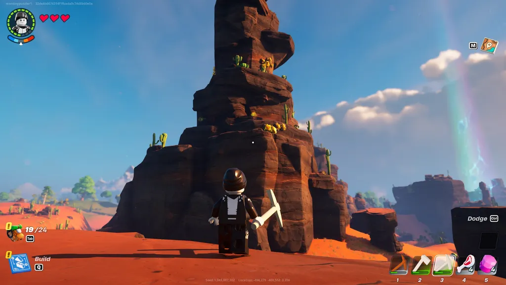 Как получить огранку Эмбер в Lego Fortnite