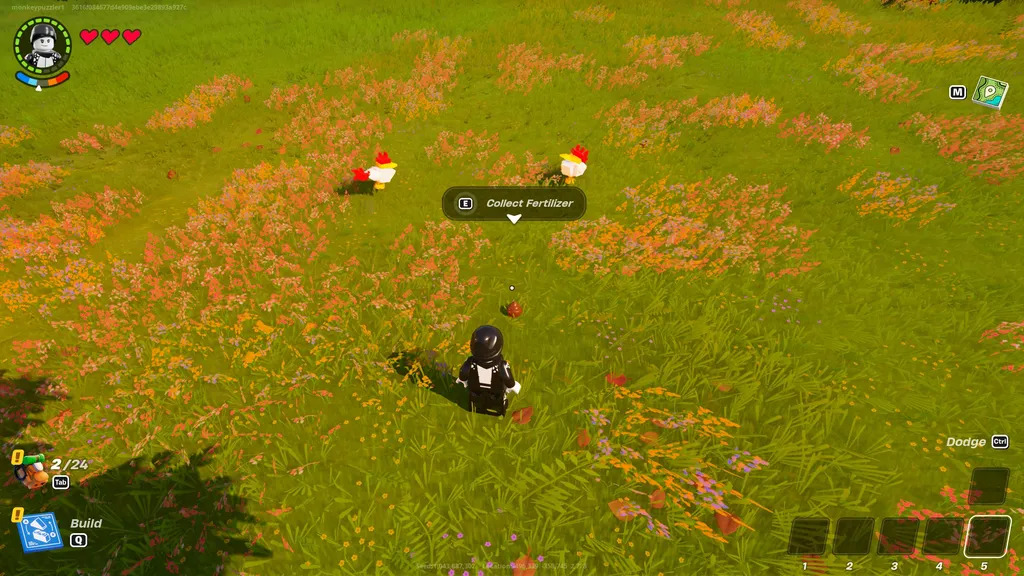 Как получить удобрение в Lego Fortnite
