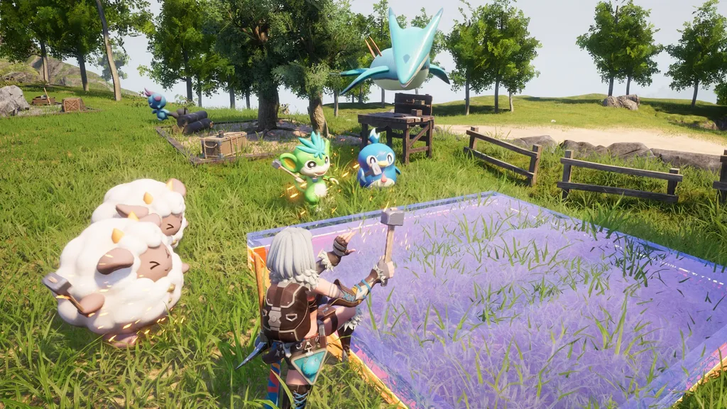 Как найти хворост Palworld и другие пригодные для работы материалы