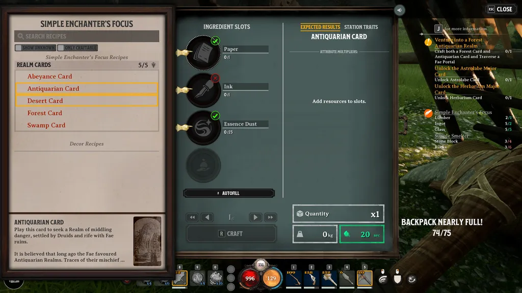 Как работают карты царств в Nightingale