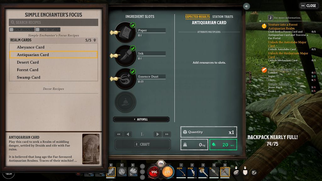 Как создавать карты в Nightingale