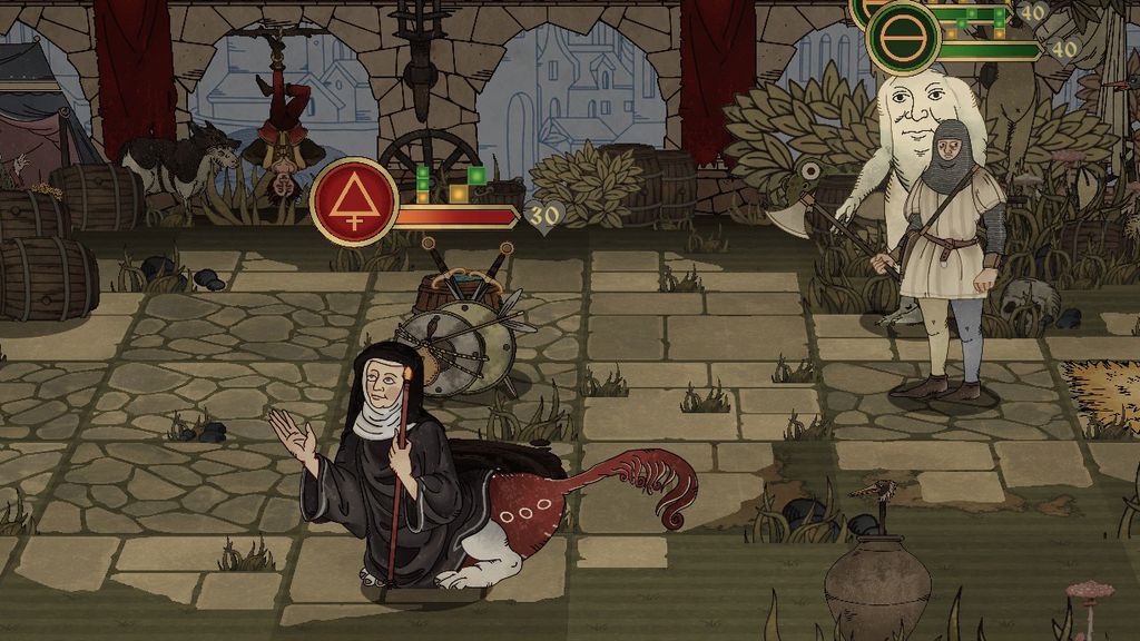 Я одержим причудливым дизайном существ, вдохновленным XVI веком, в roguelike-конструкторе Hermetica.