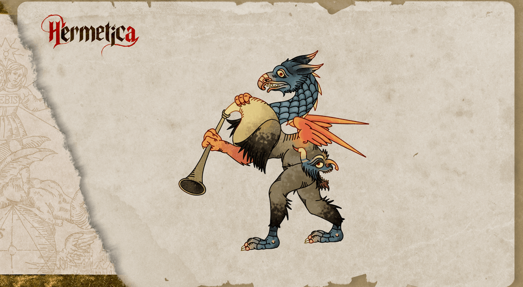 Я одержим причудливым дизайном существ, вдохновленным XVI веком, в roguelike-конструкторе Hermetica.