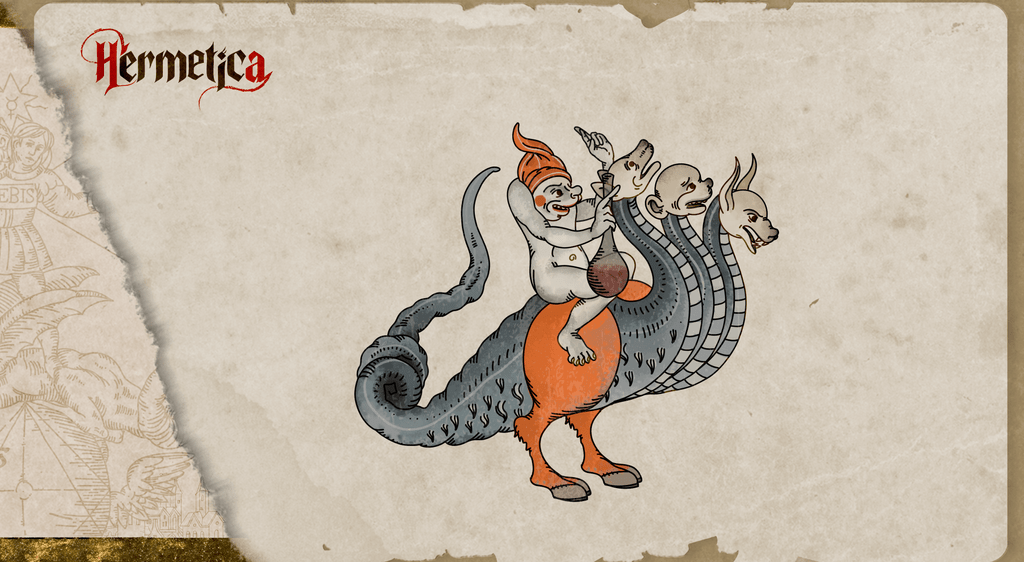 Я одержим причудливым дизайном существ, вдохновленным XVI веком, в roguelike-конструкторе Hermetica.