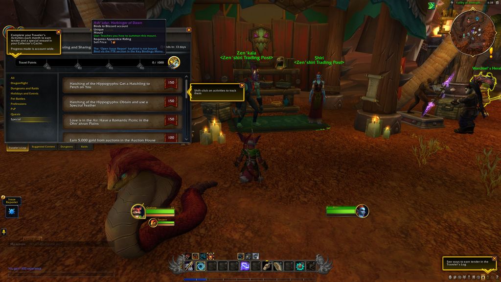 Вот награды за мартовские торговые посты в World of Warcraft