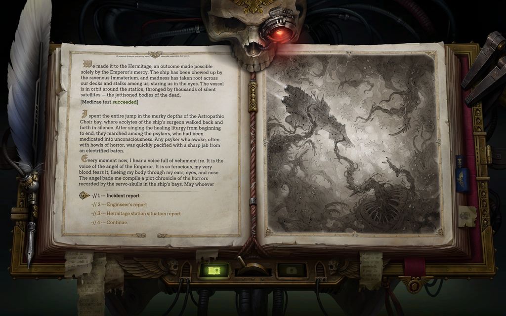 Мод ToyBox позволяет пропустить почти все боевые действия в Warhammer 40,000: Rogue Trader