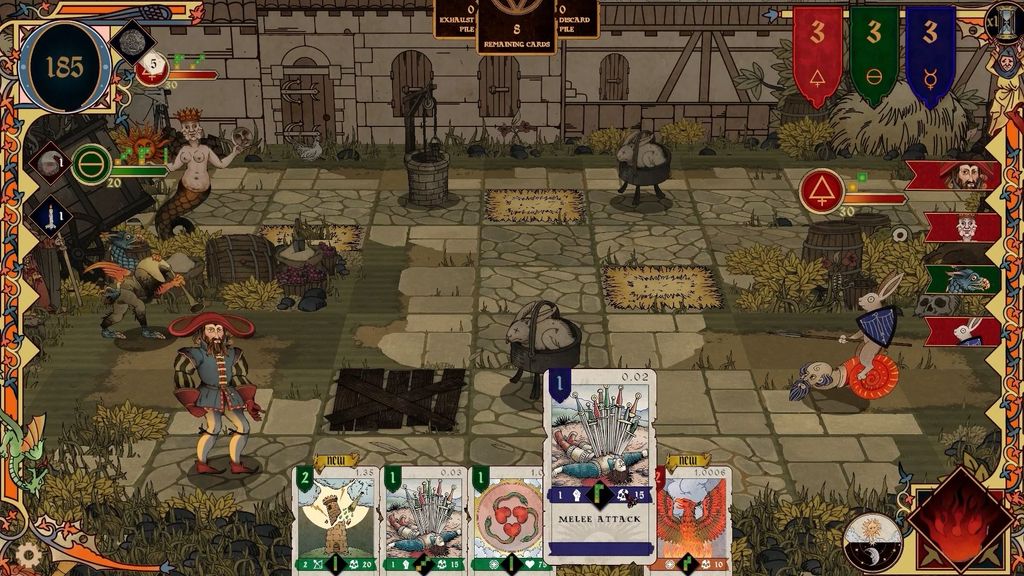 Я одержим причудливым дизайном существ, вдохновленным XVI веком, в roguelike-конструкторе Hermetica.