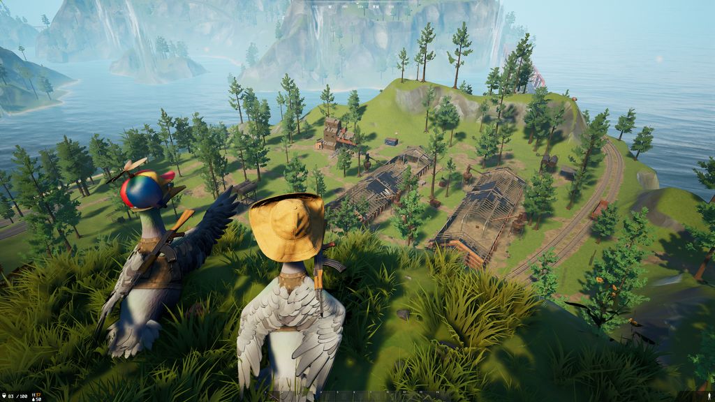 В новой многопользовательской игре на выживание есть крафтинг, строительство базы, автоматическое оружие и полеты.