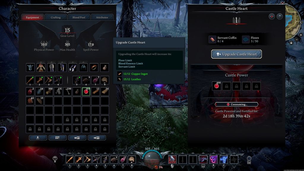 Вам не нужны гробы слуг, чтобы улучшить сердце замка в V Rising