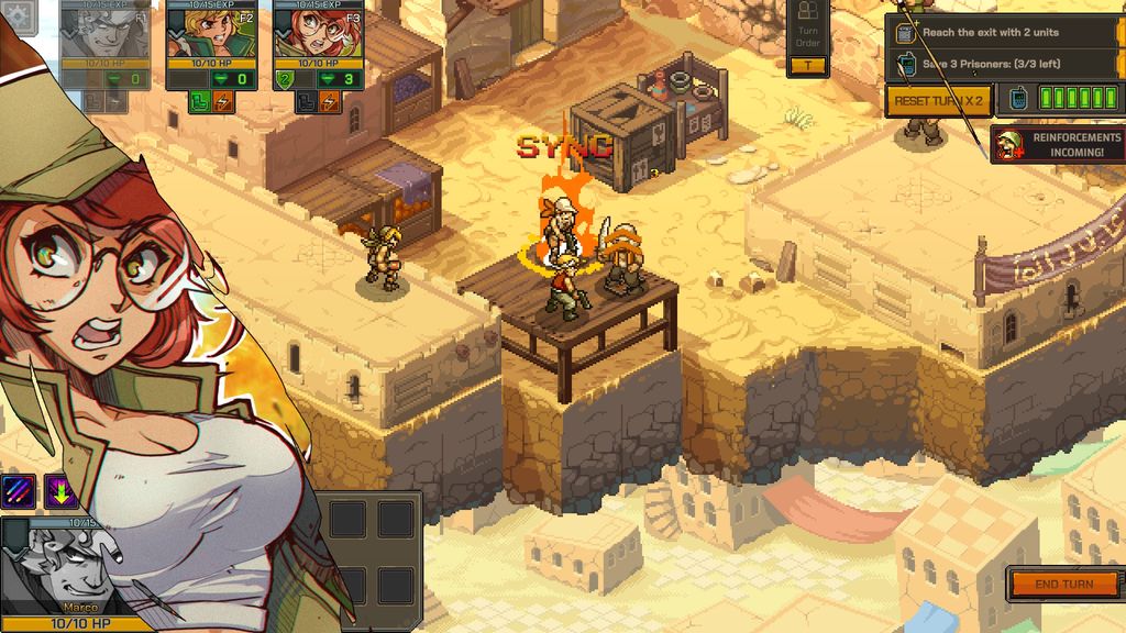 Metal Slug Tactics с изяществом изобретает пошаговую игру в жанре run-and-gun