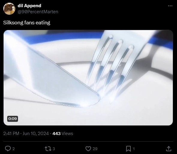 Прошло 729 дней с момента последнего появления Силксонга, и фанаты Hollow Knight находятся не в лучшем состоянии.