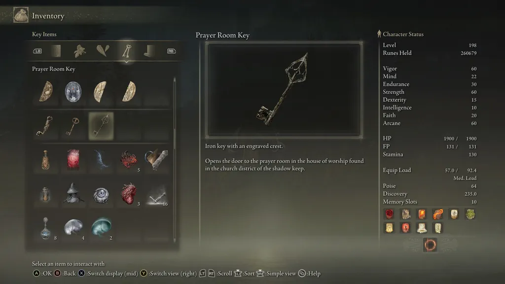 Как завершить квест "Рыцарь огня Квелигн" и использовать ключ от Молитвенной комнаты в Elden Ring: Shadow of the Erdtree