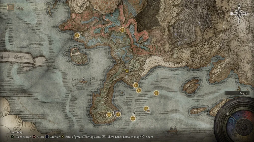 Расположение фрагментов карты Elden Ring: Shadow of Erdtree - как найти каждый регион