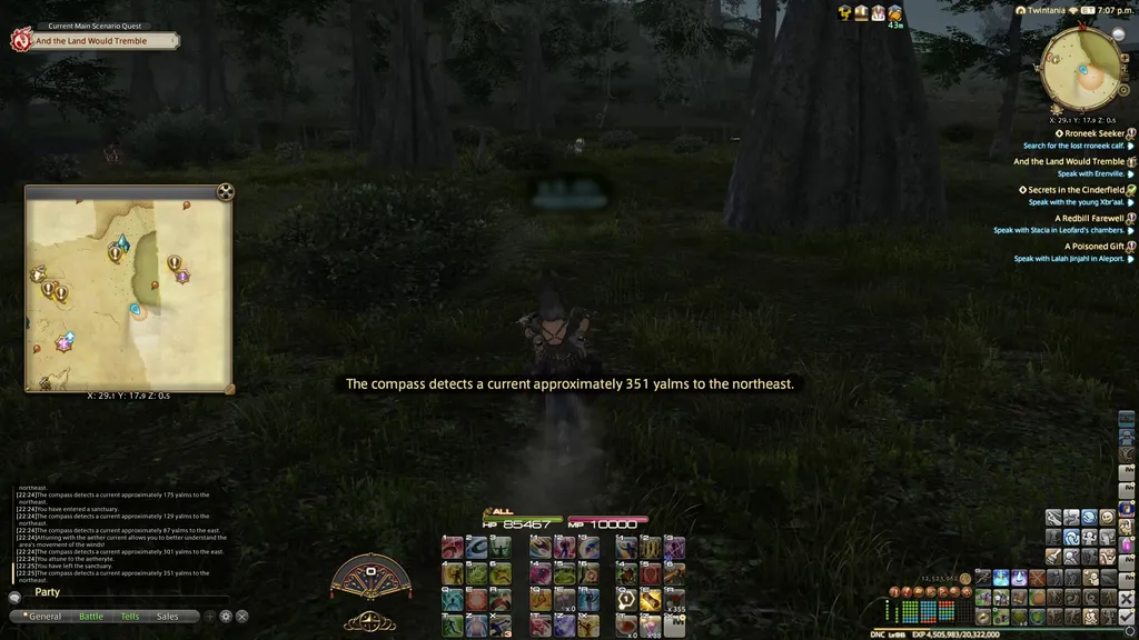 Как найти и использовать эфирный компас в Final Fantasy 14