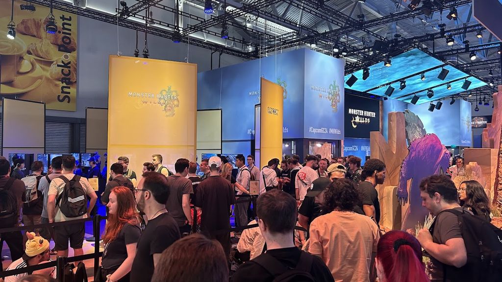Monster Hunter Wilds с ее 10-часовой очередью на Gamescom стала звездой шоу.