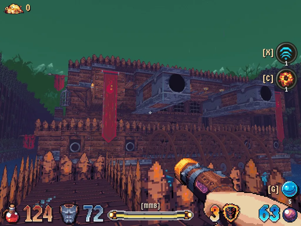 После неровного первого эпизода шутер Wizordum с боевым магом-бумером приземляется во второй волне уровней.