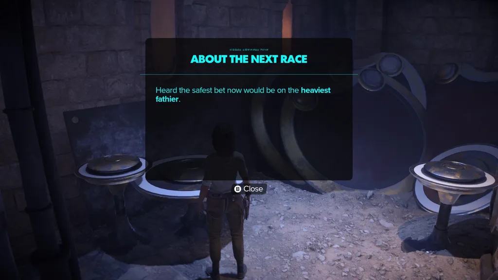 Как победить в гонках фатье в Star Wars Outlaws