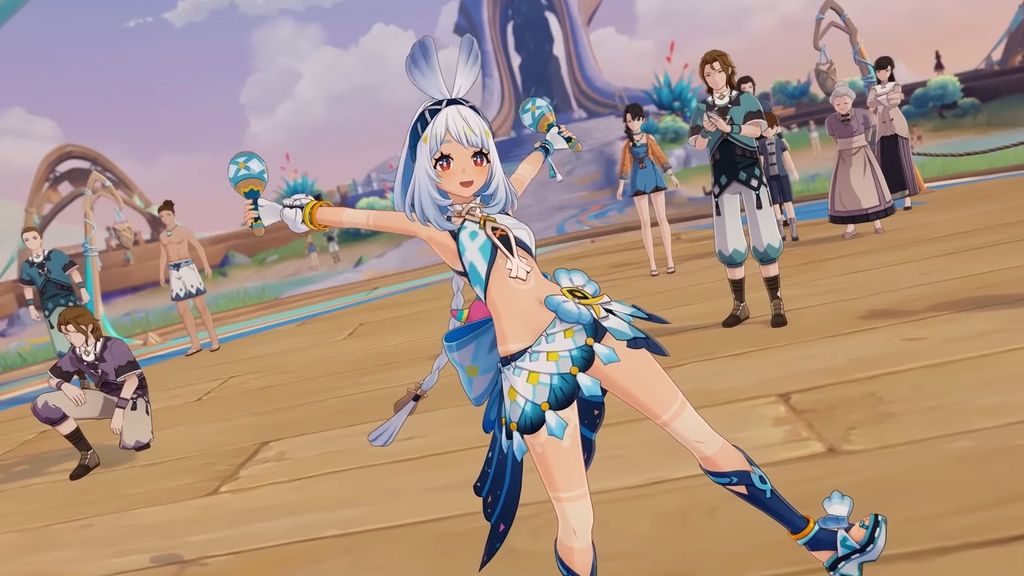 Genshin Impact Mualani Build - лучшие артефакты и оружие