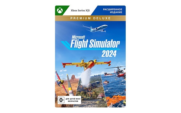 Microsoft Flight Simulator 2024 Premium Deluxe Edition Microsoft Flight Simulator 2024 Premium Deluxe Edition (цифровая версия) (Xbox Series X|S + Windows) (RU) (PC)